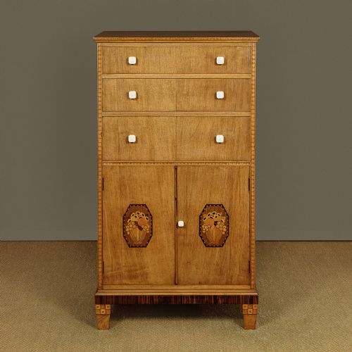 Art Deco Tallboy by Shoolbred & Co. C.1925