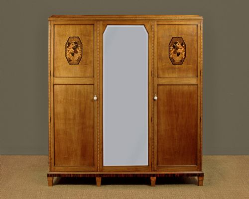 Art Deco Wardrobe by Shoolbred & Co. C.1925