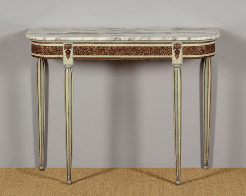 Art Deco Painted Console Table C.1930