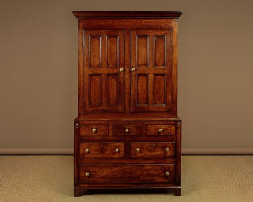 Welsh Oak Tack Cupboard C.1820