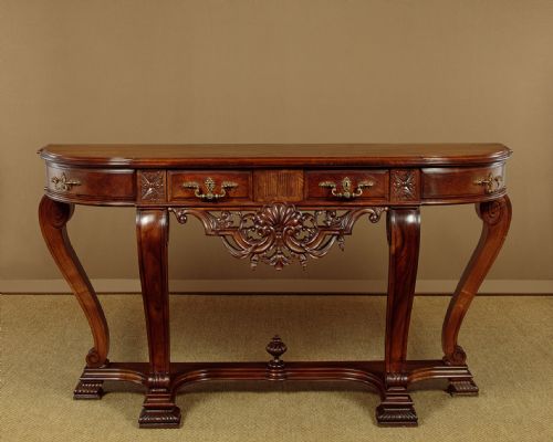 Large Walnut Console Table C.1920