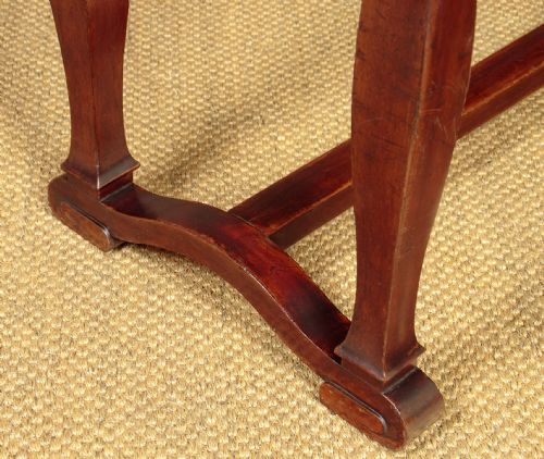 MAHOGANY BRASS CLOTHES STAND C1900 - ADDITIONAL PHOTO 8