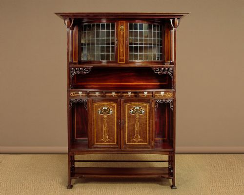Exceptional Arts & Crafts Display Cabinet C.1900