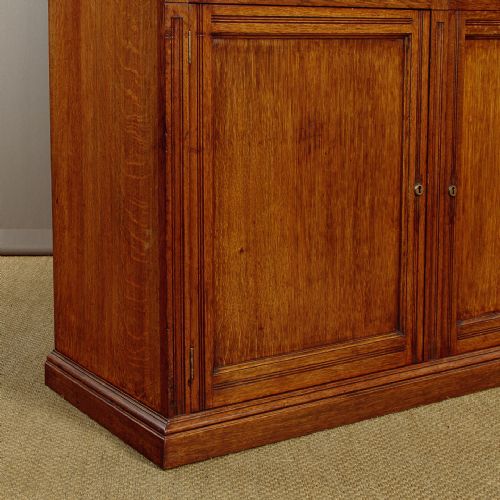 LARGE OAK BOOKCASE C1910 - ADDITIONAL PHOTO 13