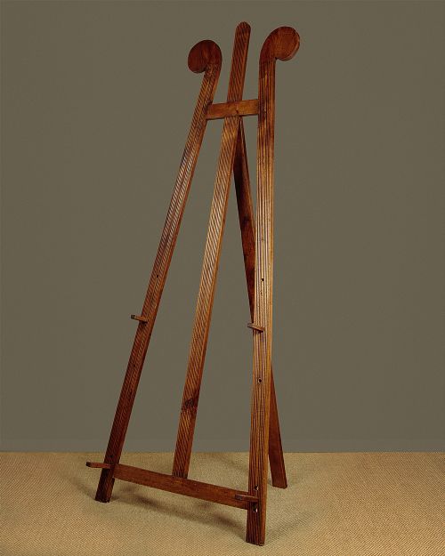 Very Large Walnut Easel C.1910