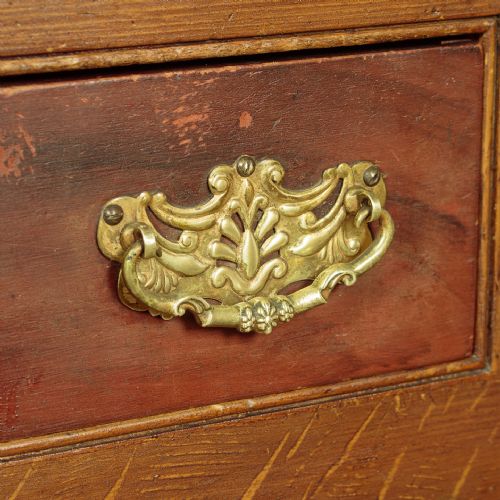 PAINTED PINE KITCHEN DRESSER BASE C1840 - ADDITIONAL PHOTO 8