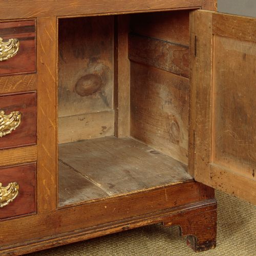 PAINTED PINE KITCHEN DRESSER BASE C1840 - ADDITIONAL PHOTO 11