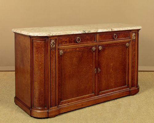 French Marble Top Sideboard C.1910