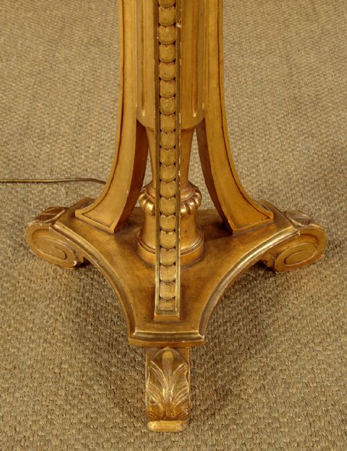 GILTWOOD STANDARD LAMP C1930 - ADDITIONAL PHOTO 7