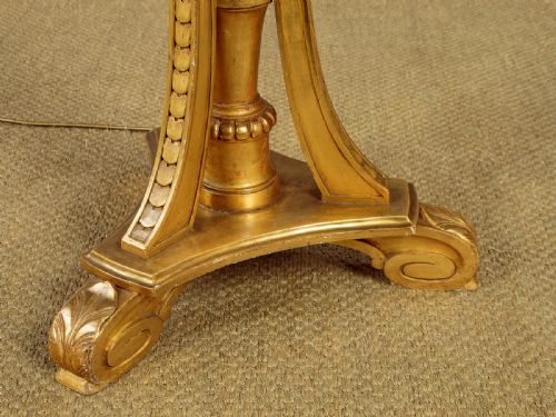 GILTWOOD STANDARD LAMP C1930 - ADDITIONAL PHOTO 8