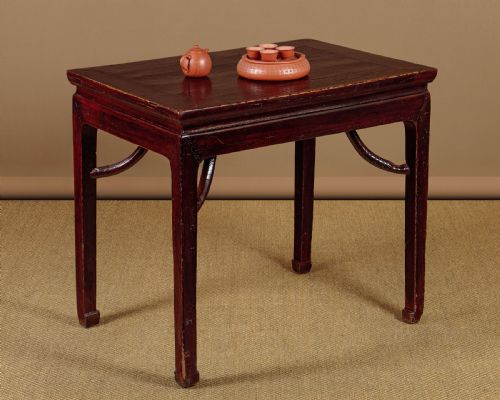CHINESE ELM SIDE TABLE C1860 - ADDITIONAL PHOTO 1