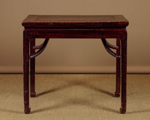 CHINESE ELM SIDE TABLE C1860 - ADDITIONAL PHOTO 2