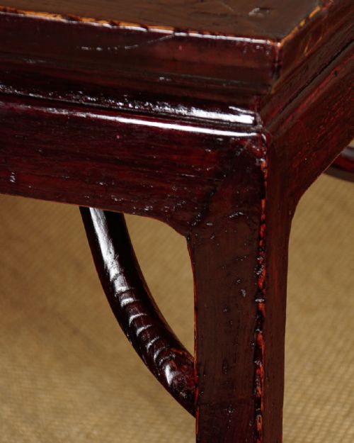 CHINESE ELM SIDE TABLE C1860 - ADDITIONAL PHOTO 6