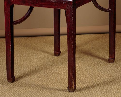CHINESE ELM SIDE TABLE C1860 - ADDITIONAL PHOTO 7