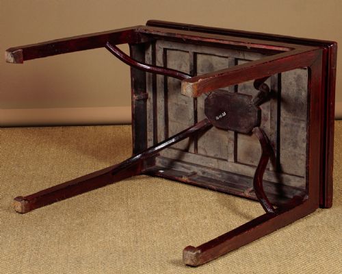 CHINESE ELM SIDE TABLE C1860 - ADDITIONAL PHOTO 8