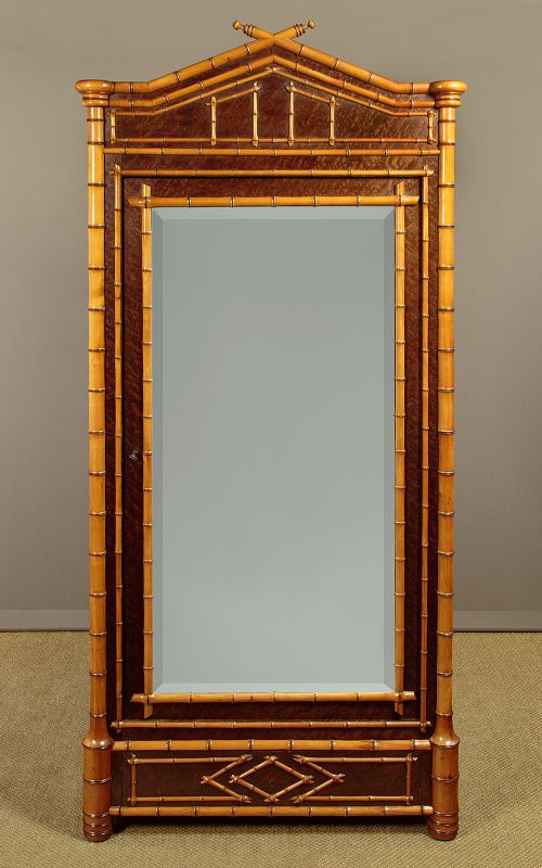 Faux Bamboo Wardrobe C.1890