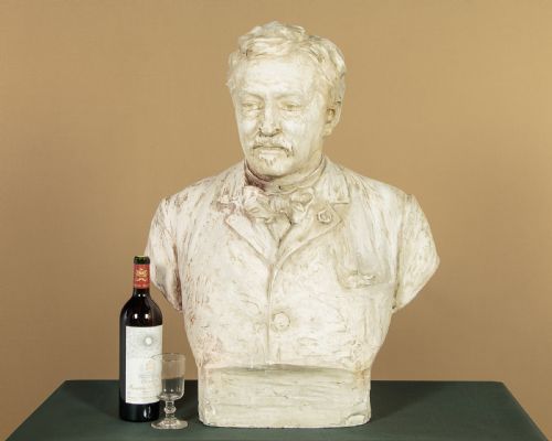 LARGE PLASTER BUST OF A GENTLEMAN C1900 - ADDITIONAL PHOTO 3