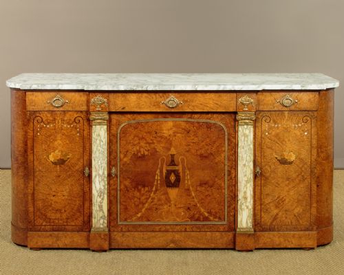 Large Marble Top Sideboard by Guerin of Paris C.1910