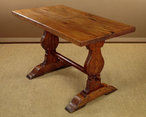 Small Oak Refectory Dining Table C.1920