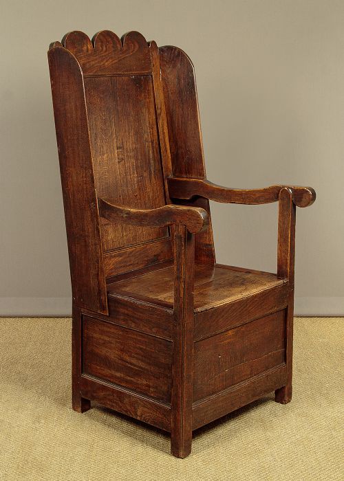 Oak Lambing Chair C.1760
