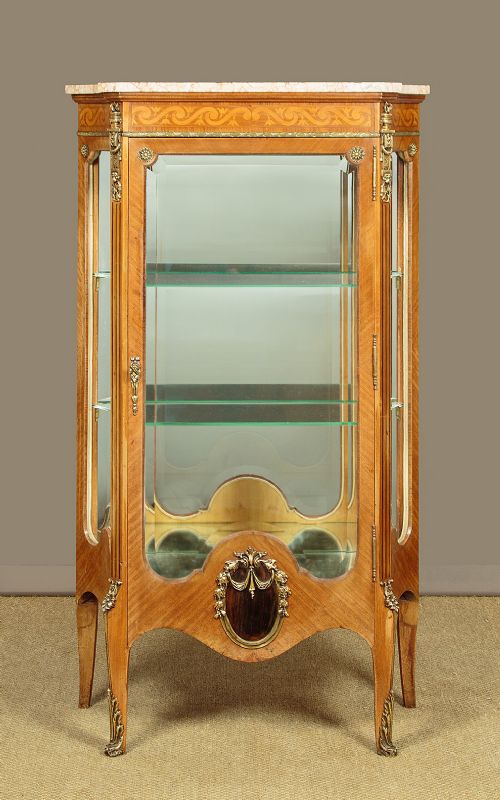 Louis Xvi Style Vitrine by Maison Gouffe C.1930