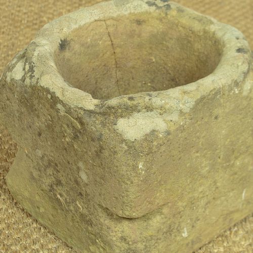 TWO 18THC STONE MORTARS - ADDITIONAL PHOTO 5