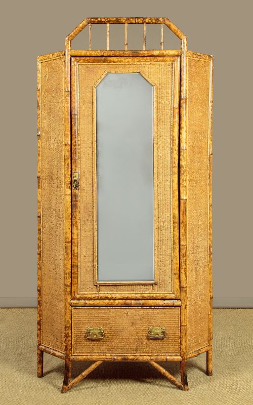 Bamboo Corner Wardrobe C.1900