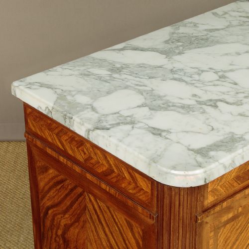 MARBLE TOP SIDEBOARD C1910 - ADDITIONAL PHOTO 5