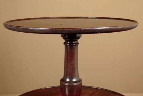 GEORGIAN MAHOGANY DUMB WAITER C1800 - ADDITIONAL PHOTO 3