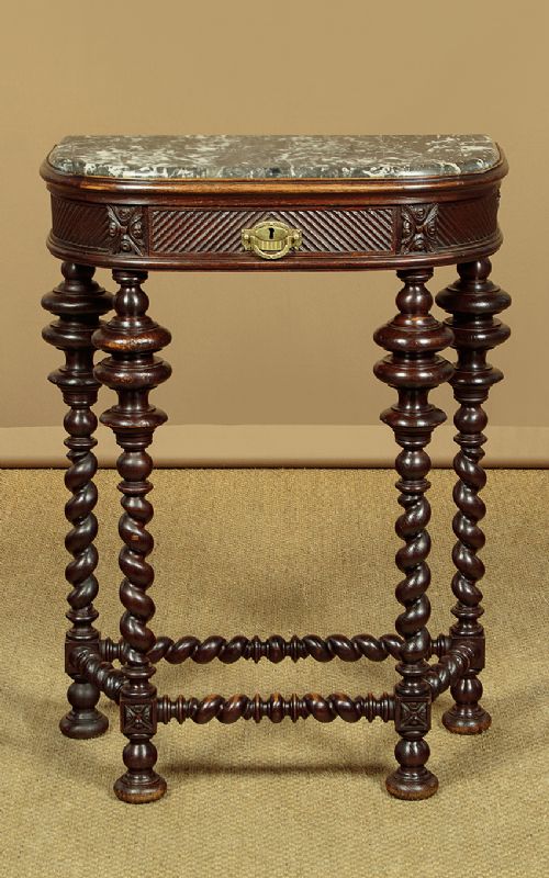 Small Oak Console Table C.1900