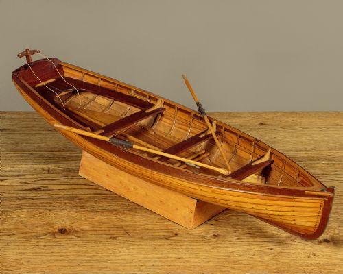 Clinker Built Model Rowing Boat C.1935