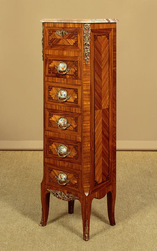 Very Narrow Bank of Drawers C.1930