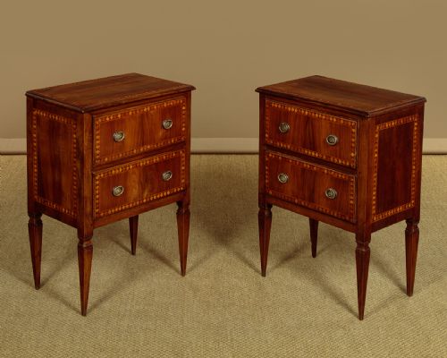 Pair of Inlaid Side Tables C.1910
