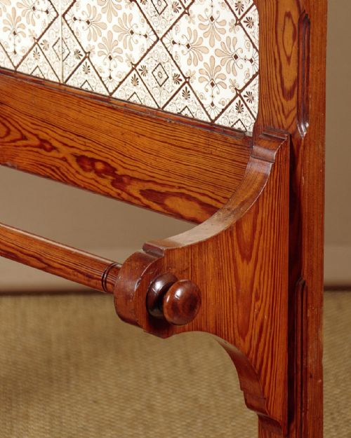 LARGE PINE HALLSTAND C1880 - ADDITIONAL PHOTO 8