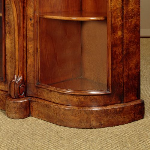 WALNUT MARBLE TOP SIDE CABINET C1870 - ADDITIONAL PHOTO 6