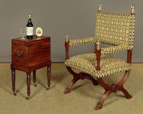 GEORGIAN MAHOGANY WINE COOLER C1820 - ADDITIONAL PHOTO 1