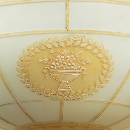 GLASS PLAFONNIER OR HANGING LIGHT C1910 - ADDITIONAL PHOTO 3