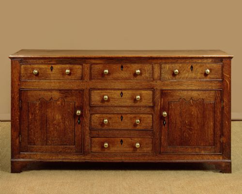 Oak Welsh Dresser Base Sideboard C.1820