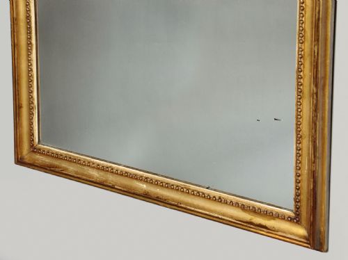 GILT OVERMANTLE MIRROR C1890 - ADDITIONAL PHOTO 6