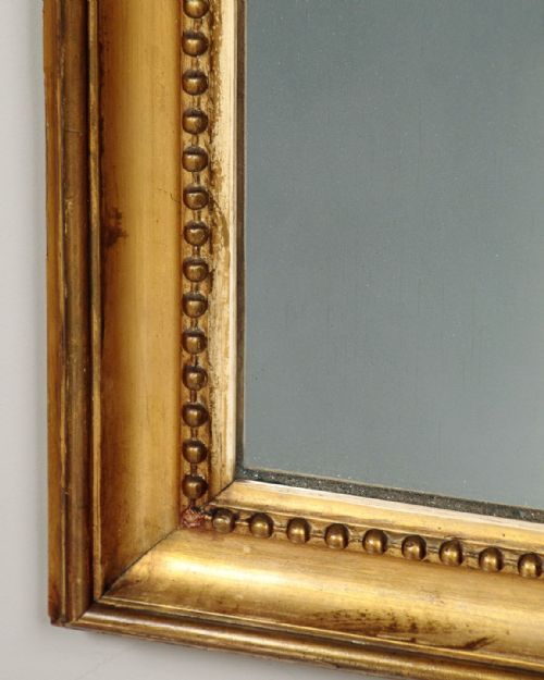 GILT OVERMANTLE MIRROR C1890 - ADDITIONAL PHOTO 7