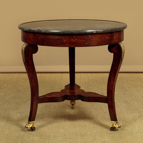 FRENCH EMPIRE GUERIDON CENTRE TABLE C1820 - ADDITIONAL PHOTO 2