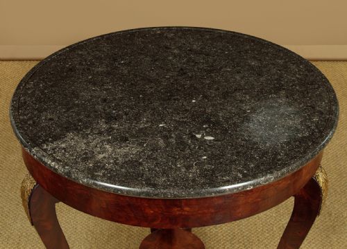 FRENCH EMPIRE GUERIDON CENTRE TABLE C1820 - ADDITIONAL PHOTO 3