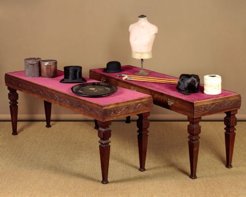PAIR OF SHOP DISPLAY TABLES C1930 - ADDITIONAL PHOTO 1
