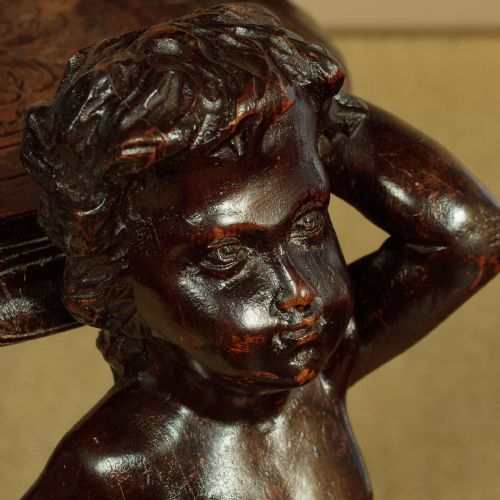 CARVED PEDESTAL C1890 - ADDITIONAL PHOTO 8