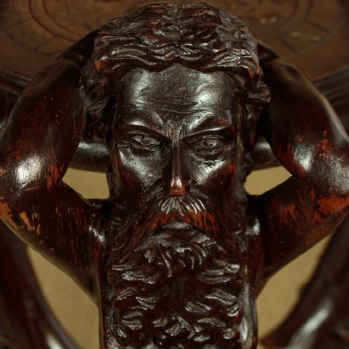 CARVED PEDESTAL C1890 - ADDITIONAL PHOTO 9