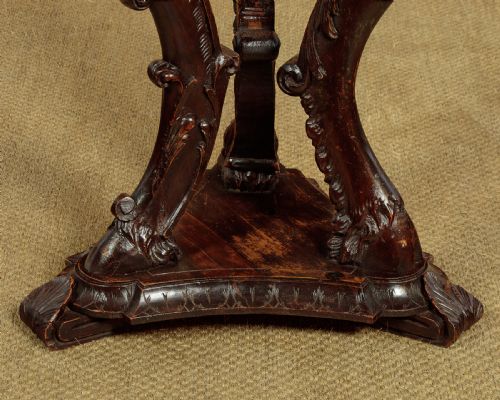 CARVED PEDESTAL C1890 - ADDITIONAL PHOTO 10