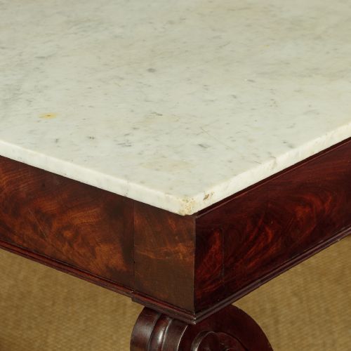 MARBLE TOP CONSOLE TABLE C1840 - ADDITIONAL PHOTO 6