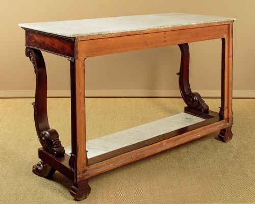 MARBLE TOP CONSOLE TABLE C1840 - ADDITIONAL PHOTO 11