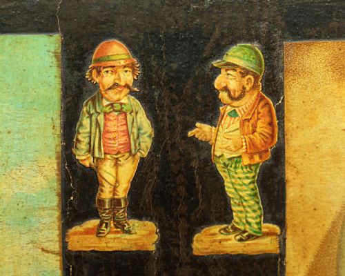 SCRAP WORK FOLDING SCREEN C1890 - ADDITIONAL PHOTO 14
