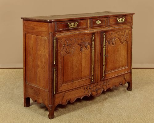 FRENCH OAK DRESSER BASE C1790 - ADDITIONAL PHOTO 1
